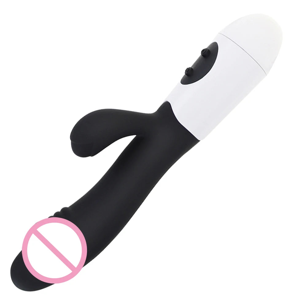Premium Realistic Rabbit Vibrator – 10 Modi G-Punkt Stimulator | Ero Fantasy Vibratoren | Black CHINA