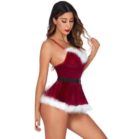 Sexy Santa Dress – Verführerisches Mrs Claus Kostüm | Ero Fantasy Dessous & Lingerie |
