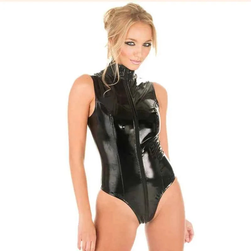 Latex Bodysuit High-Cut – Video Game Cosplay Kostüm | Ero Fantasy Latex Bodysuit | black
