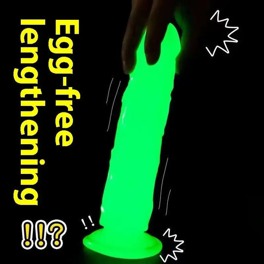 Glow in the Dark Dildo – Leuchtender Vibrator - Erofantasy