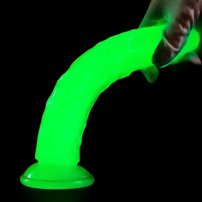 Glow in the Dark Dildo – Leuchtender Vibrator - Erofantasy