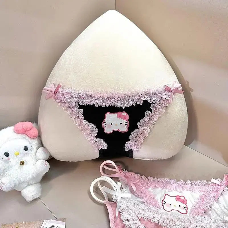 Hello Kitty Panties – Kawaii Spitzen - Slip Low Waist Damen - Erofantasy