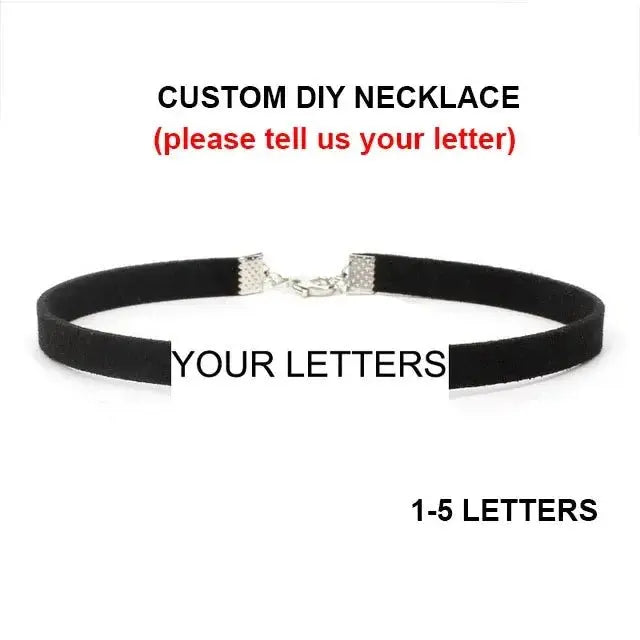 Samt - Choker mit Kristallen – Personalisierter Halsschmuck - Erofantasy