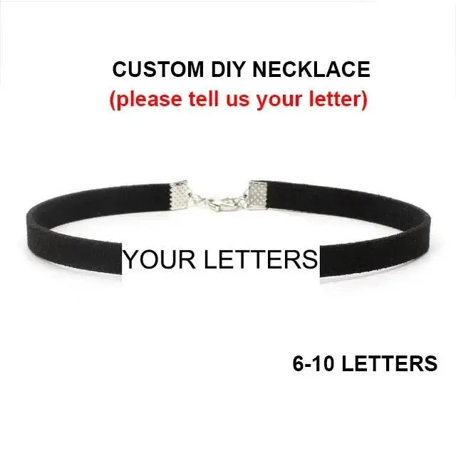 Samt - Choker mit Kristallen – Personalisierter Halsschmuck - Erofantasy