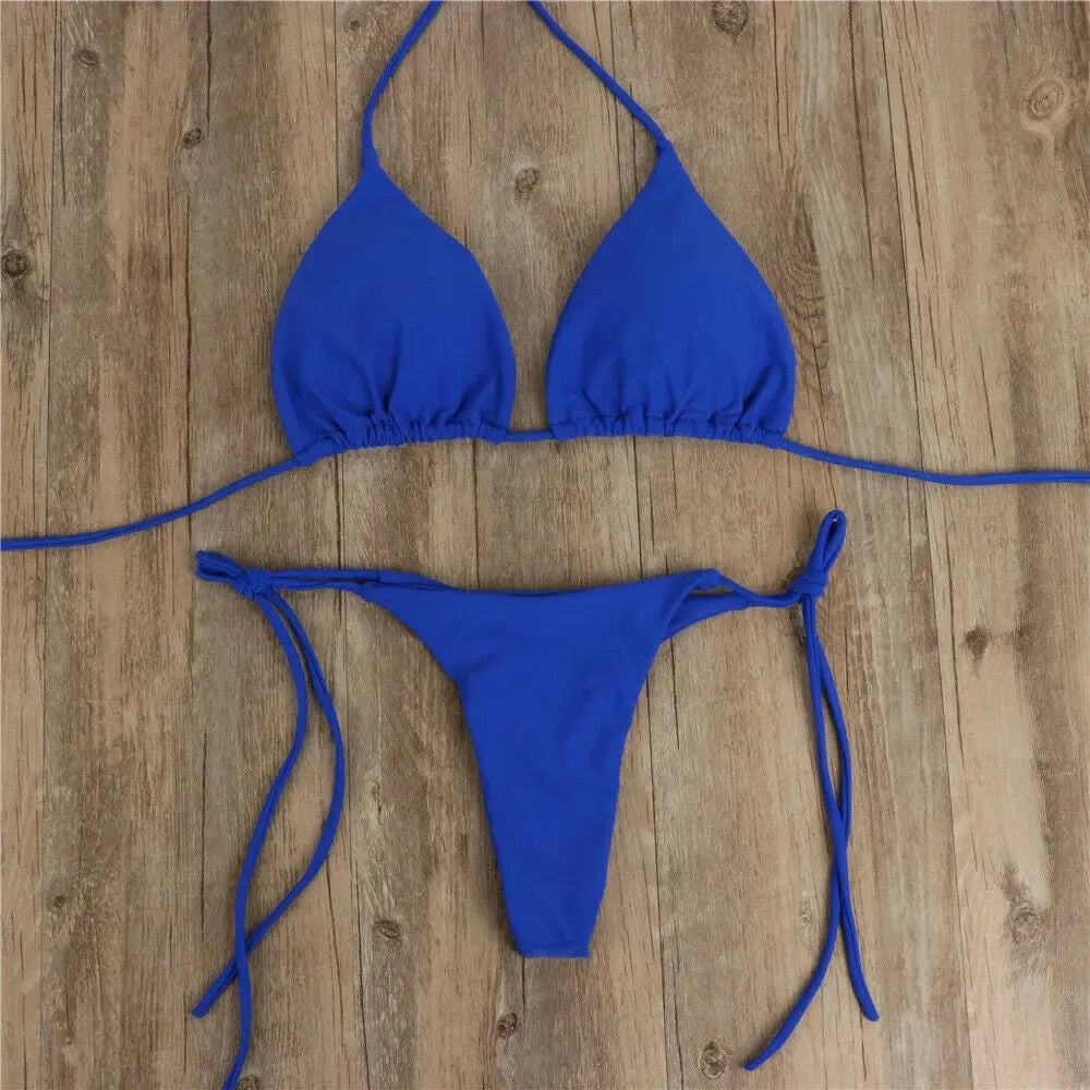 Sexy Thong Bikini Set – 2-teilig Damen Low Waist Bademode Erofantasy
