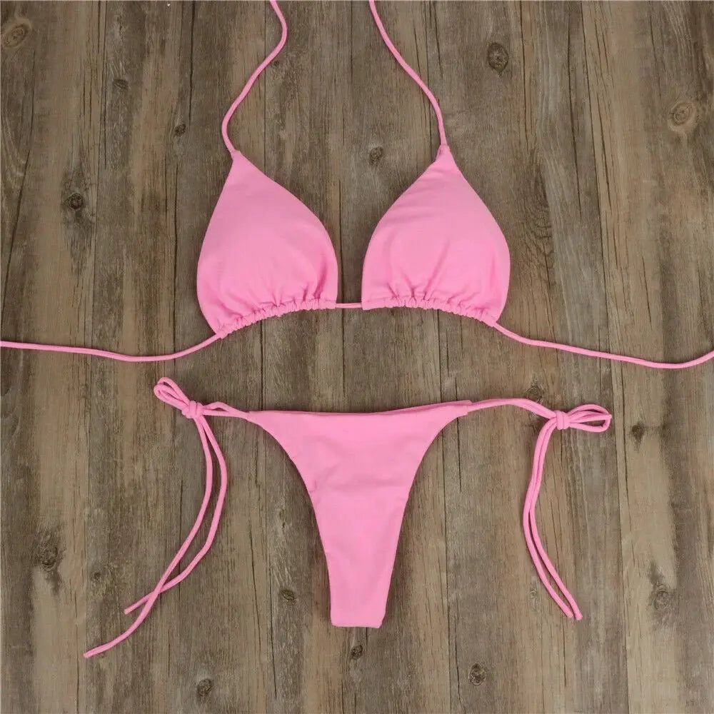 Sexy Thong Bikini Set – 2-teilig Damen Low Waist Bademode Erofantasy