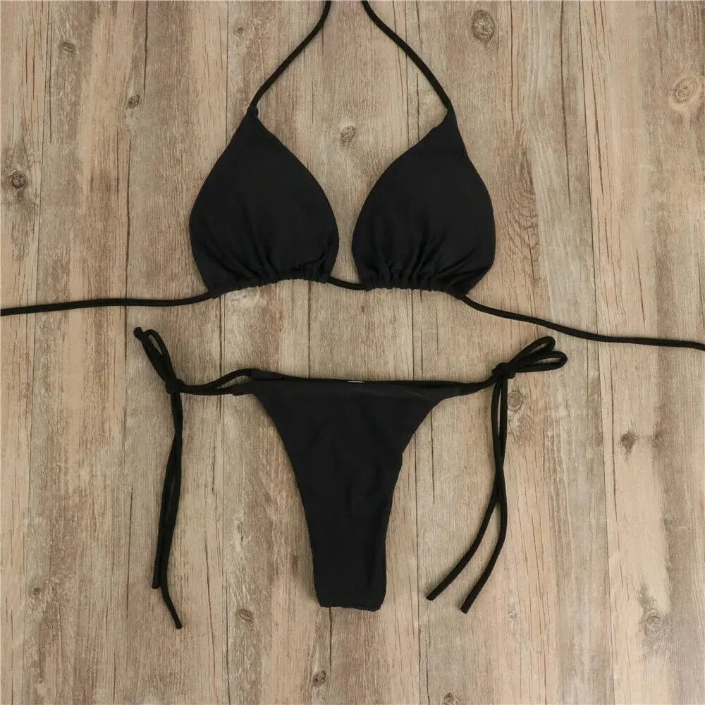 Sexy Thong Bikini Set – 2-teilig Damen Low Waist Bademode Erofantasy