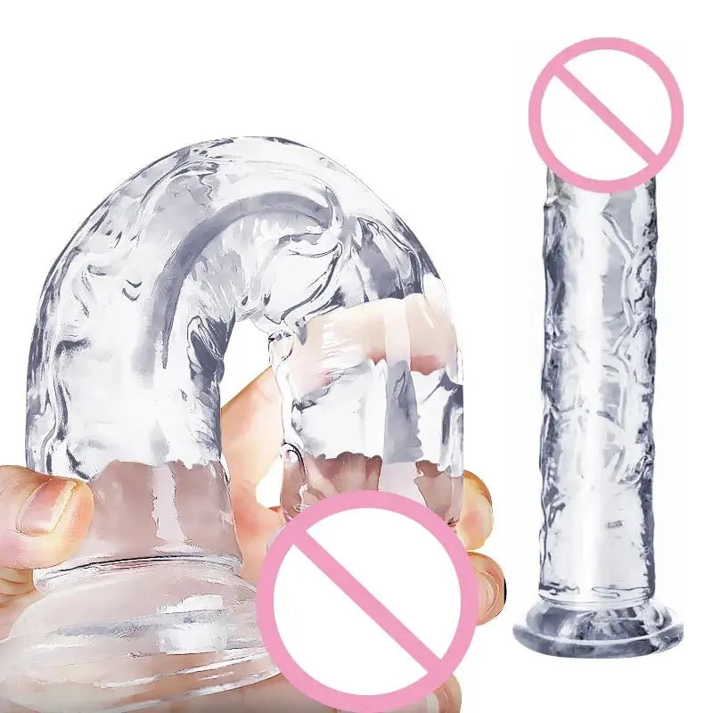Transparenter Jelly Dildo – 7 Größen wählbar - Erofantasy