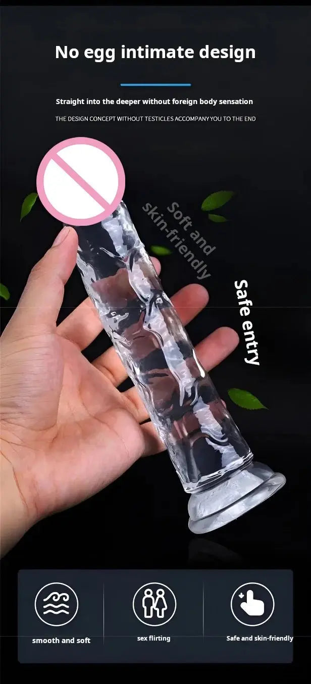 Transparenter Jelly Dildo – 7 Größen wählbar - Erofantasy