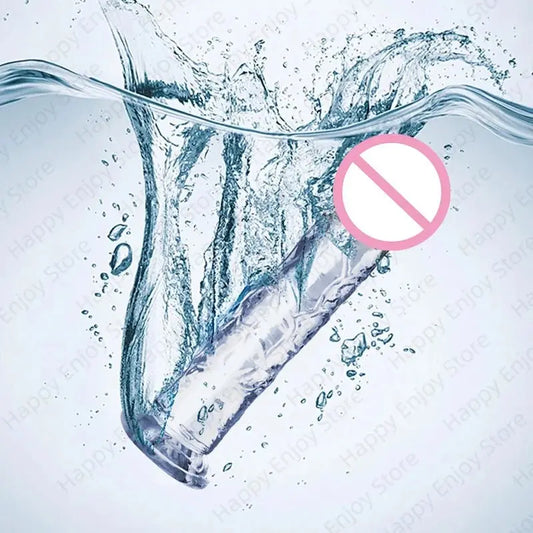 Transparenter Jelly Dildo – 7 Größen wählbar - Erofantasy