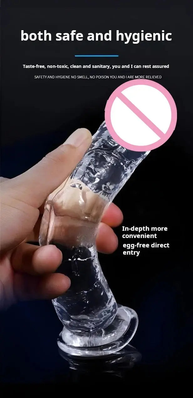 Transparenter Jelly Dildo – 7 Größen wählbar - Erofantasy