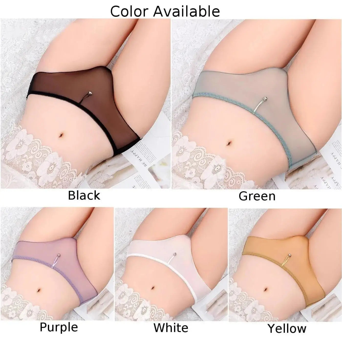 Transparenter Mesh G - String – Low Waist Tanga Damen - Erofantasy